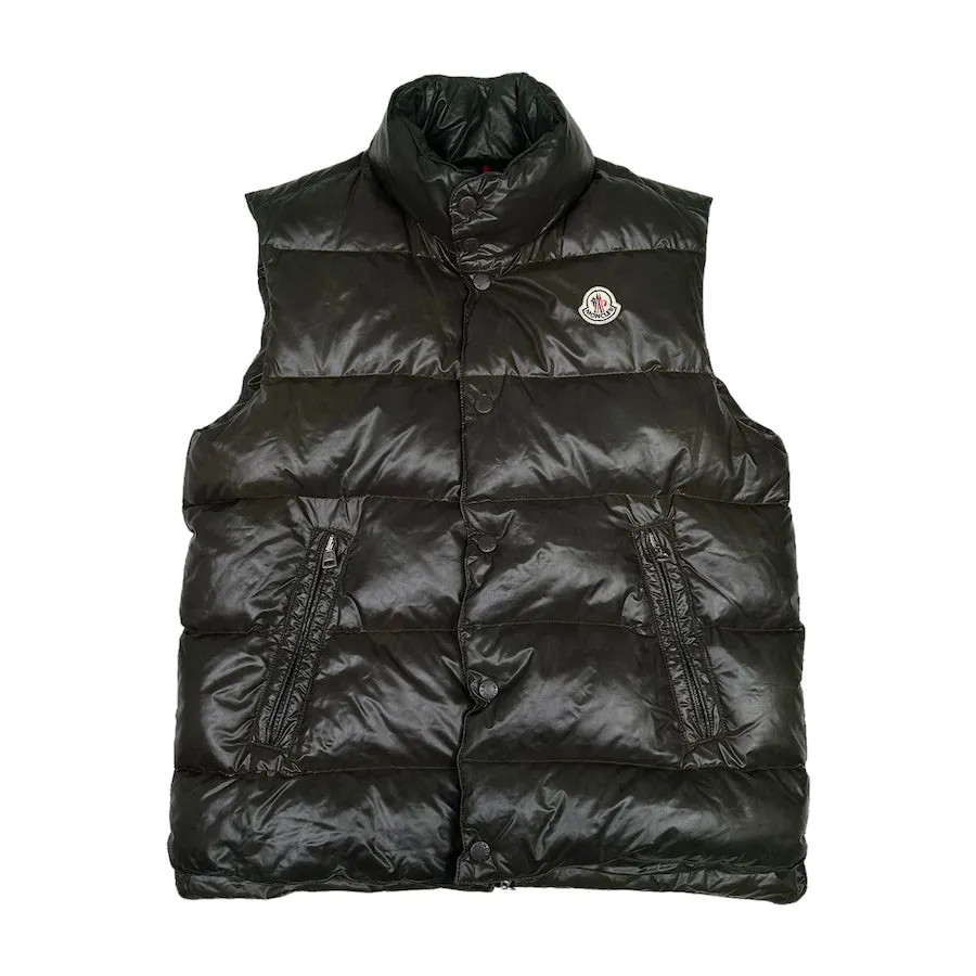 (1) MONCLER FOREST GREEN DOWN VEST