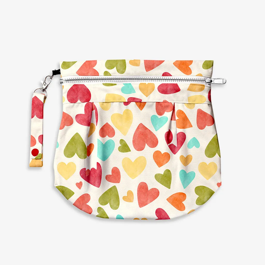 2 Pack Waterproof Travel Bag - Baby Hearts & Lil Crush