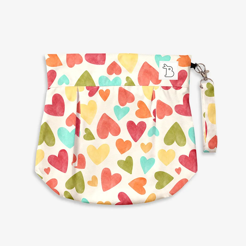 2 Pack Waterproof Travel Bag - Baby Hearts & Lil Crush