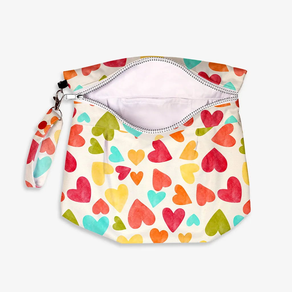 2 Pack Waterproof Travel Bag - Baby Hearts & Lil Crush