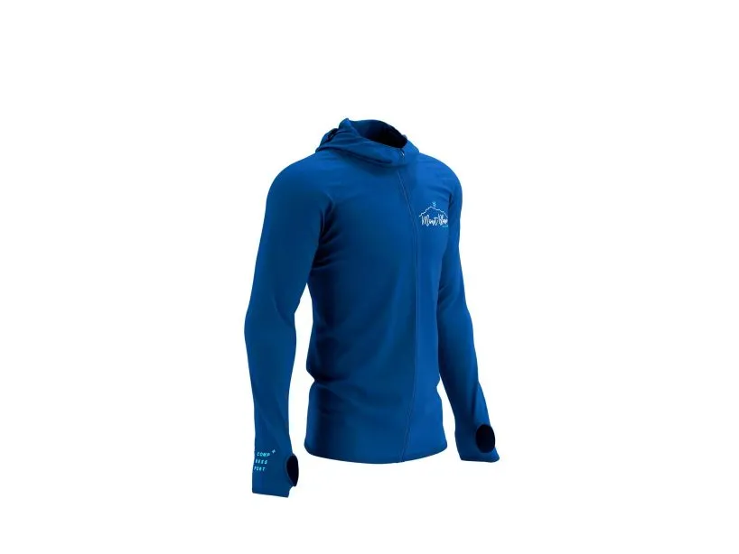 3D Thermo Seamless Hoodie Zip Mont Blanc 2022 - Compressport