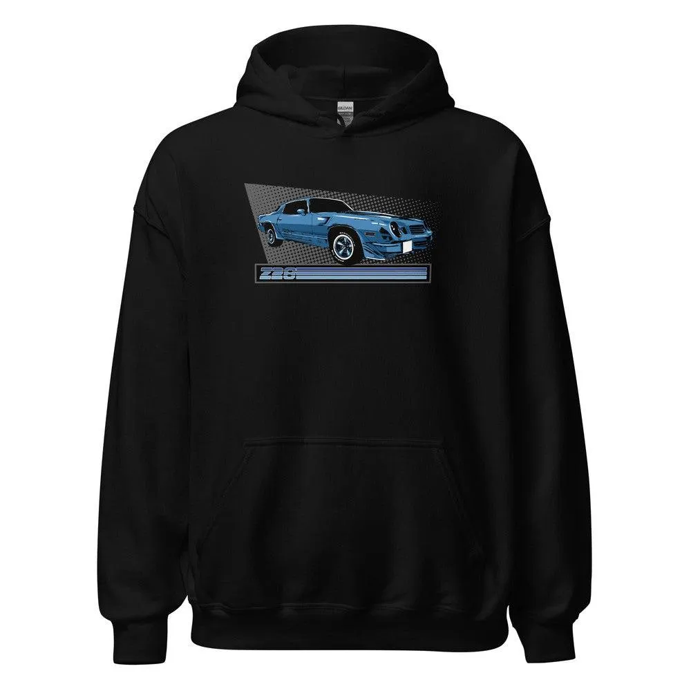 78-81 Camaro Z28 Retro Muscle Car Hoodie Sweatshirt