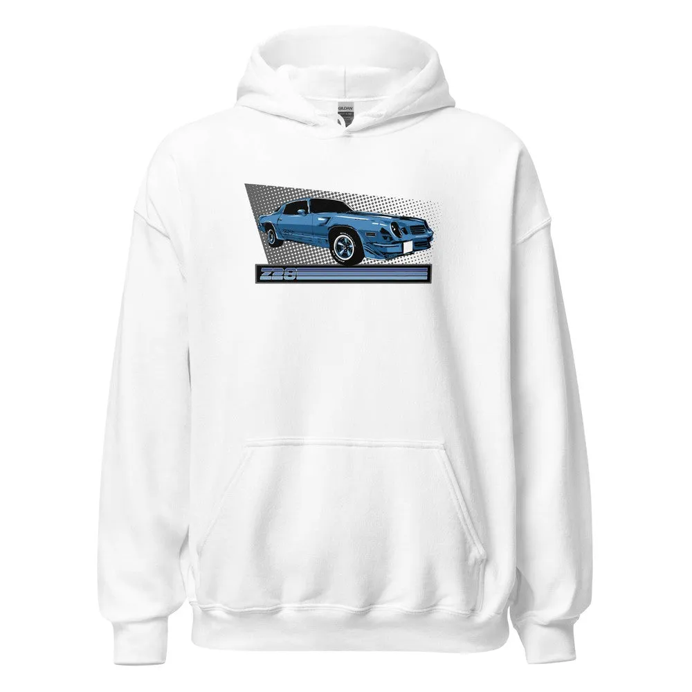 78-81 Camaro Z28 Retro Muscle Car Hoodie Sweatshirt