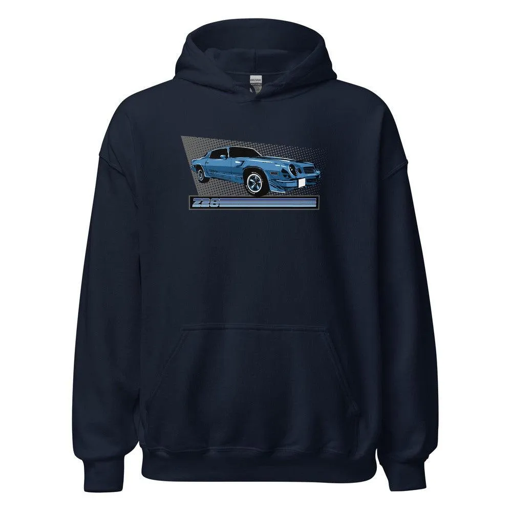 78-81 Camaro Z28 Retro Muscle Car Hoodie Sweatshirt