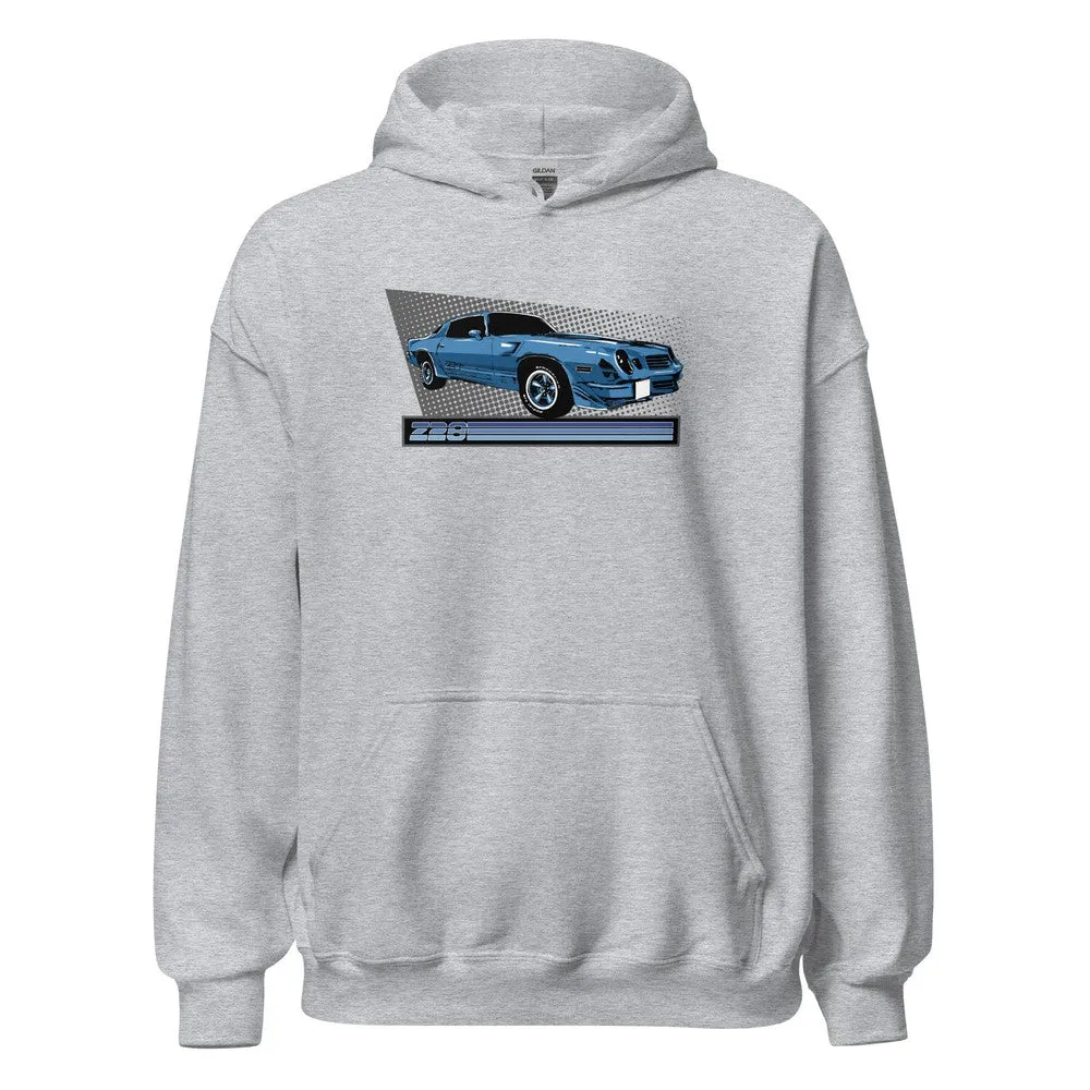 78-81 Camaro Z28 Retro Muscle Car Hoodie Sweatshirt