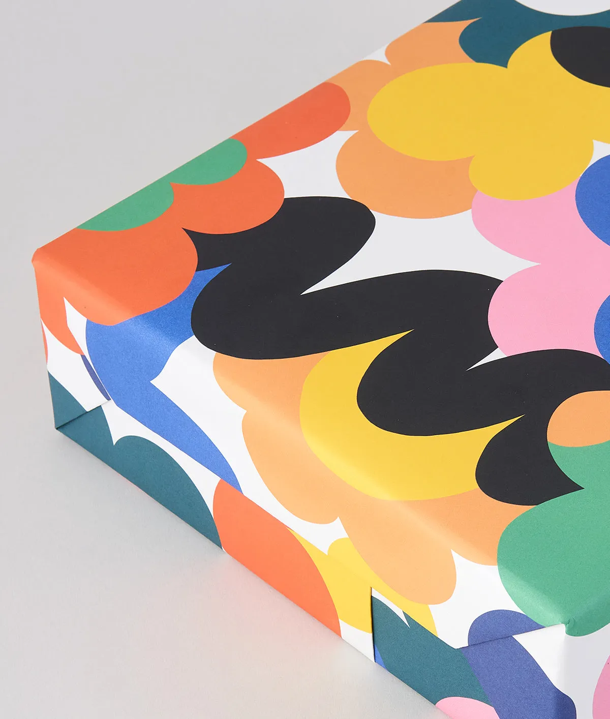 Abstract Flowers Wrapping Paper