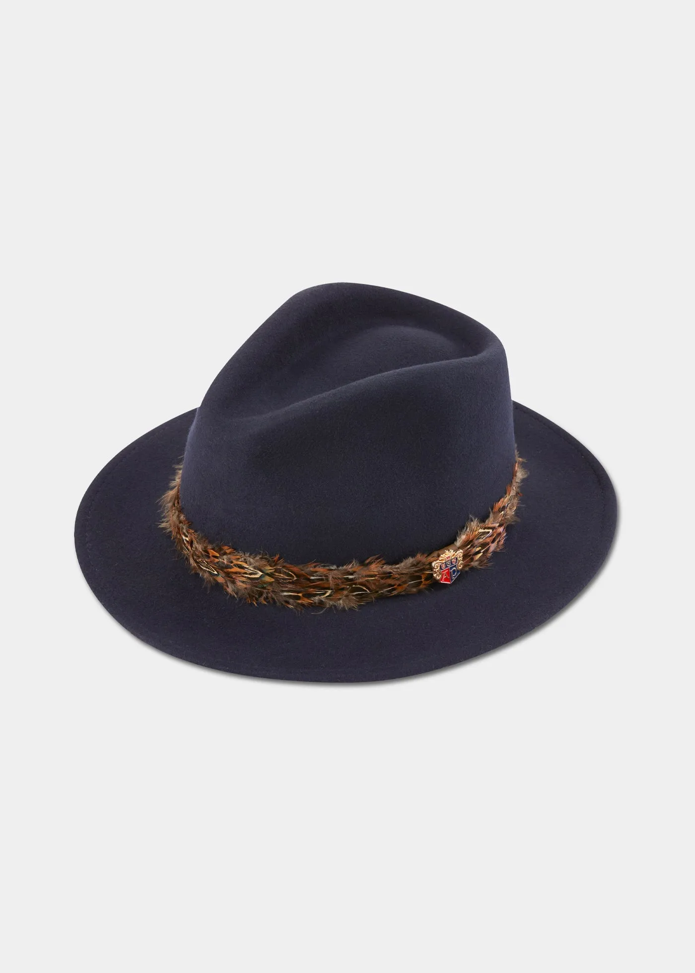 Alan Paine Richmond Unisex Felt Feather Wrap Hat