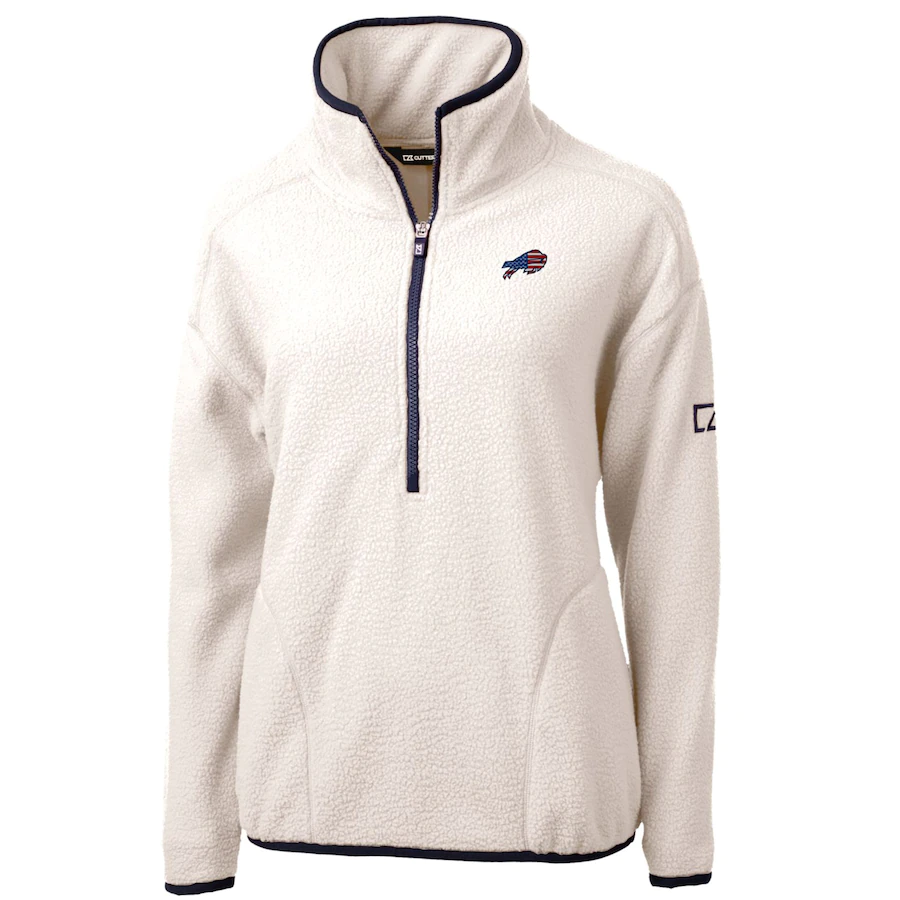 Anetta Buffalo Bills Sherpa Pullover Jacket - William Jacket