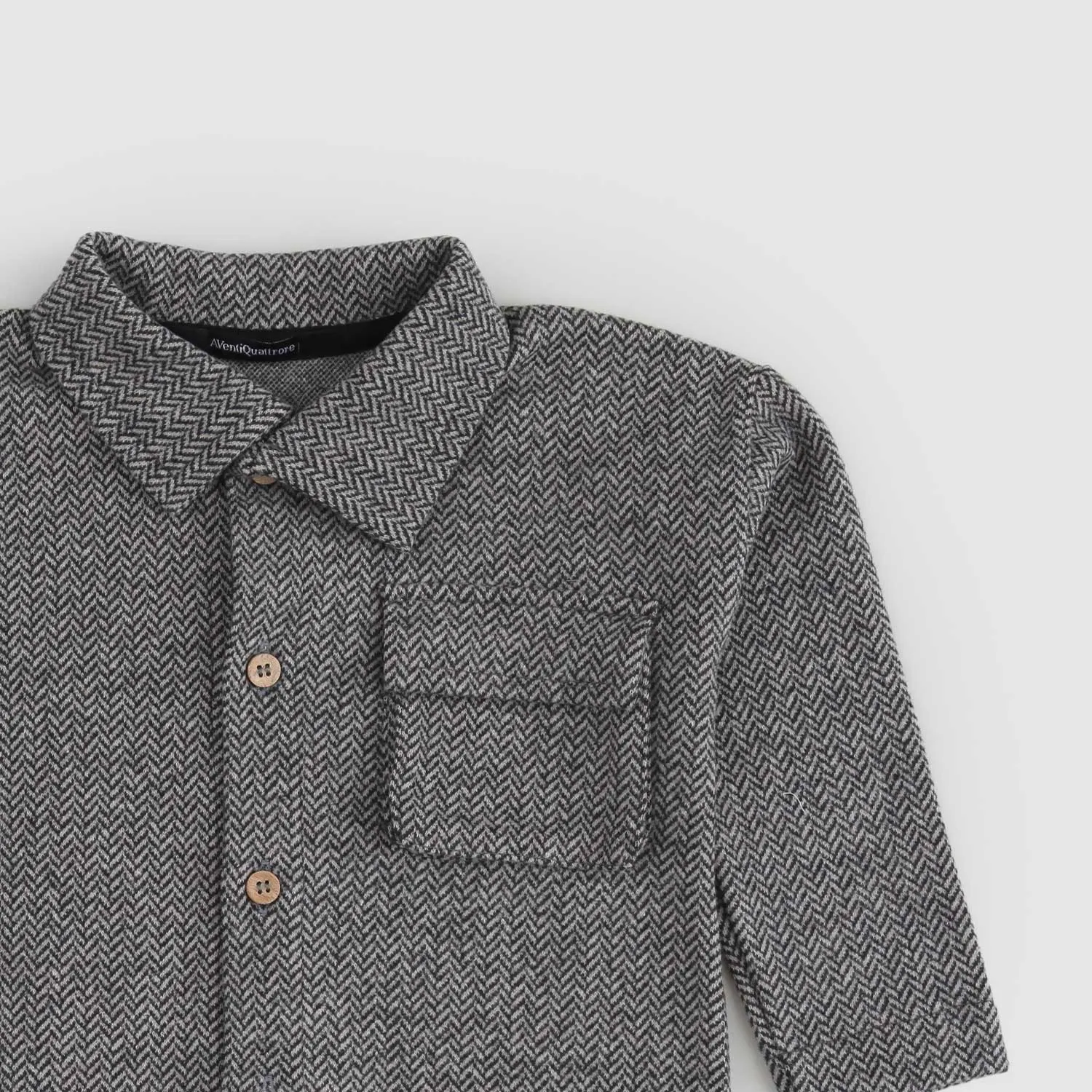 Aventiquattrore Jacket Shirt Newborn Grey