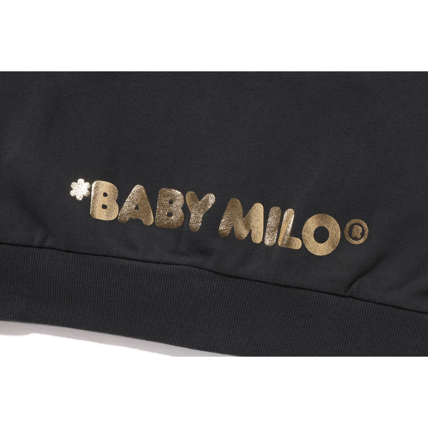 BABY MILO FOIL PRINT ZIP HOODIE RELAXED FIT KIDS