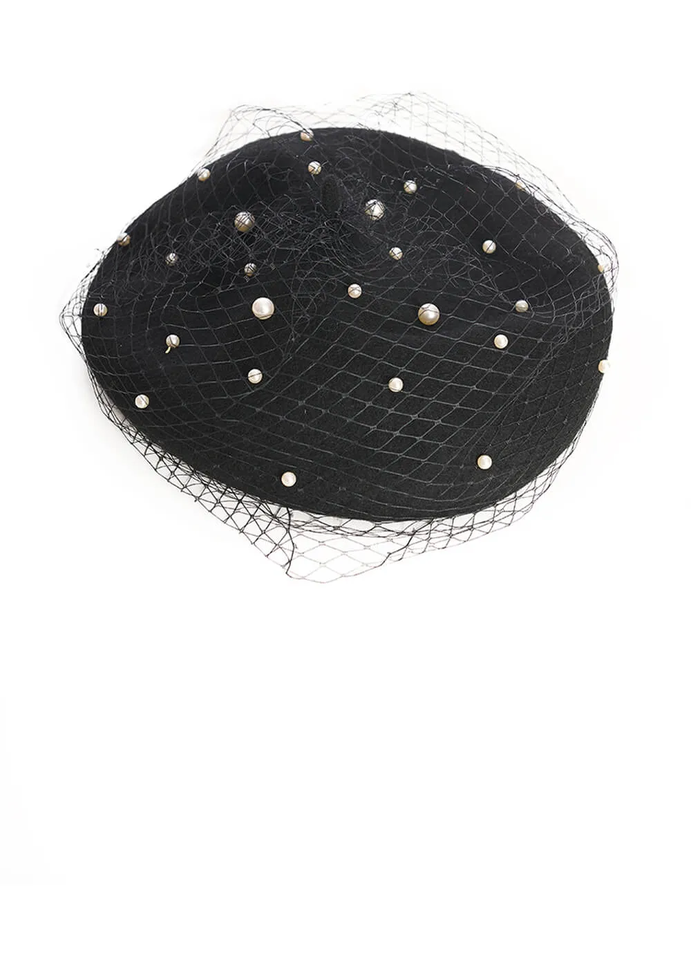 Banned Maggie Pearl 50's Beret Black