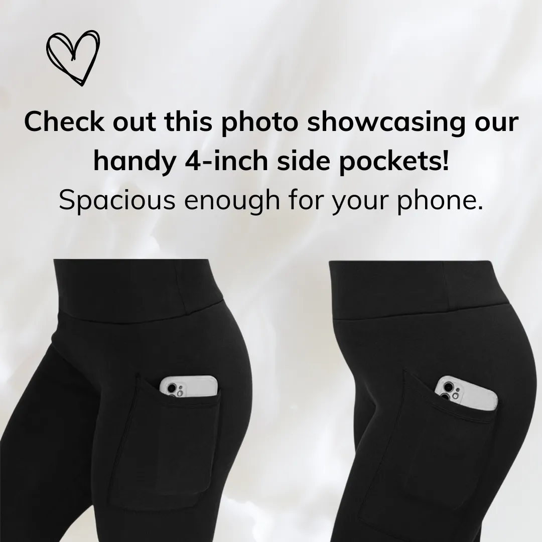 Black Sports Pocket Leggings