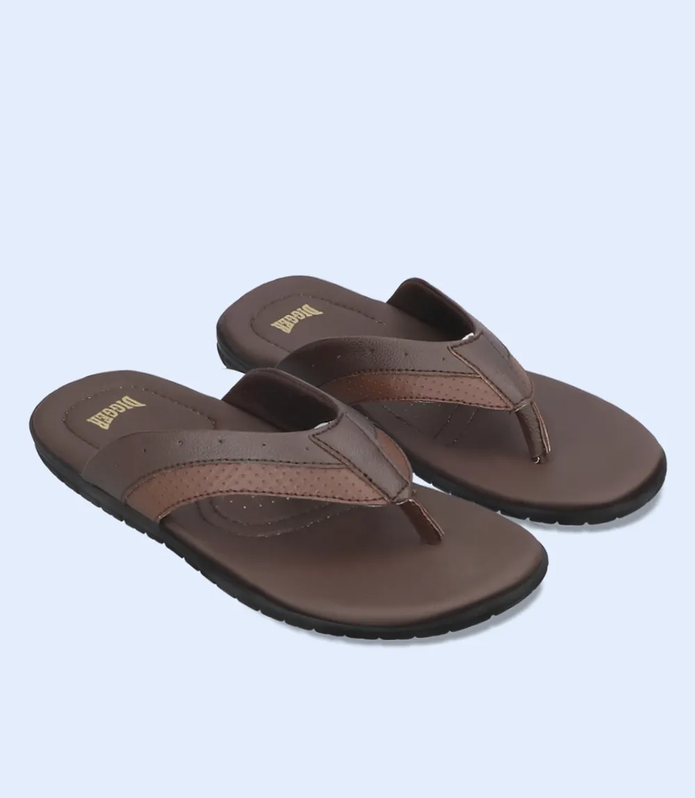 BM5558-CHOCO-Men Casual Chappal