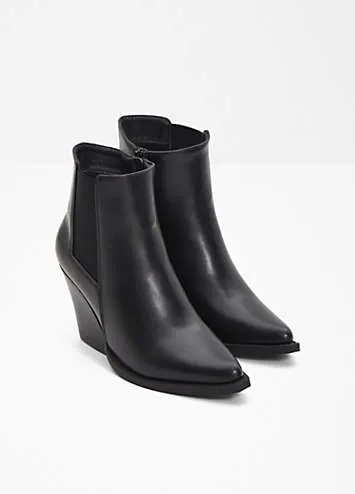 bonprix Zip Ankle Boots | Kaleidoscope