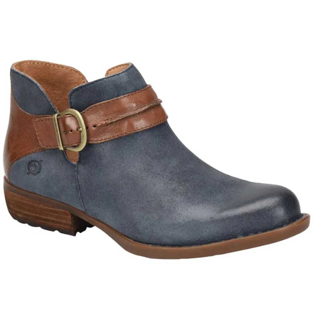 Born Kati Bootie Dark Blue/ Brown (Women's)