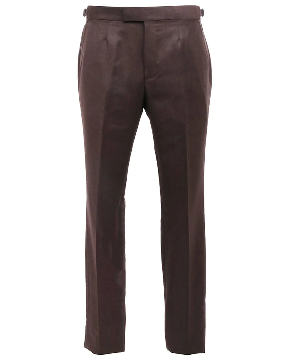 Brown Wool Dress Trousers