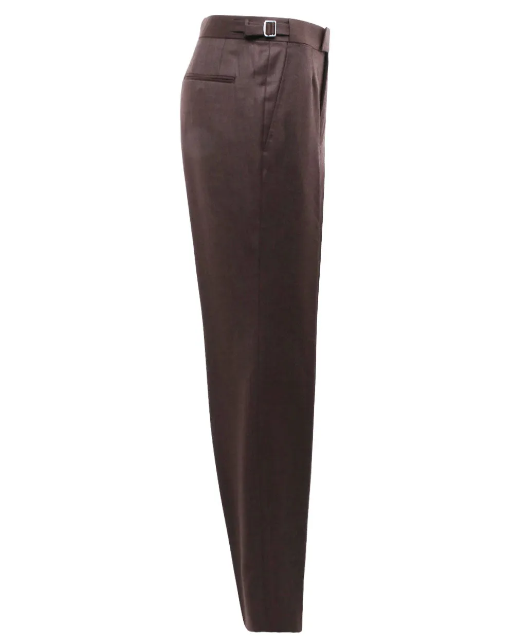 Brown Wool Dress Trousers