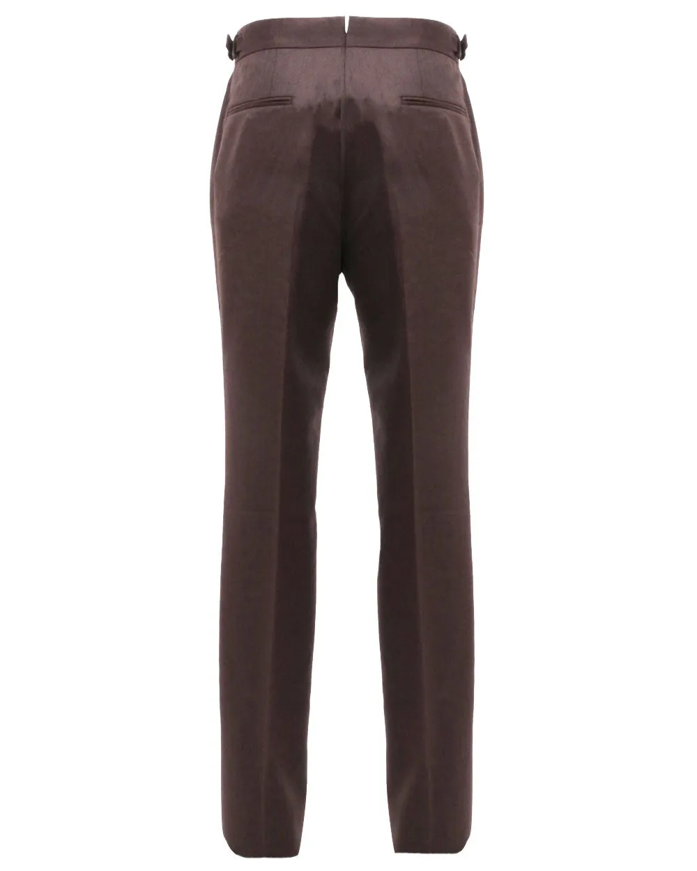 Brown Wool Dress Trousers