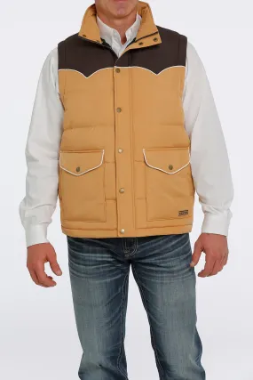 Cinch Mens Gold Quilted Vest