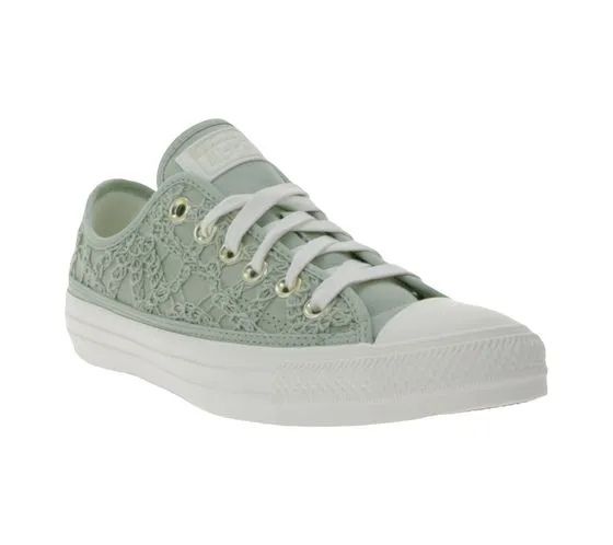 Converse Chuck Taylor All Star OX women's skater shoes, cool low-top sneakers A06226C green