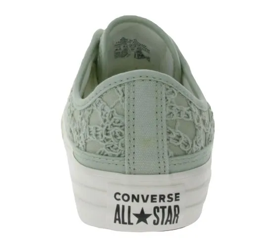 Converse Chuck Taylor All Star OX women's skater shoes, cool low-top sneakers A06226C green