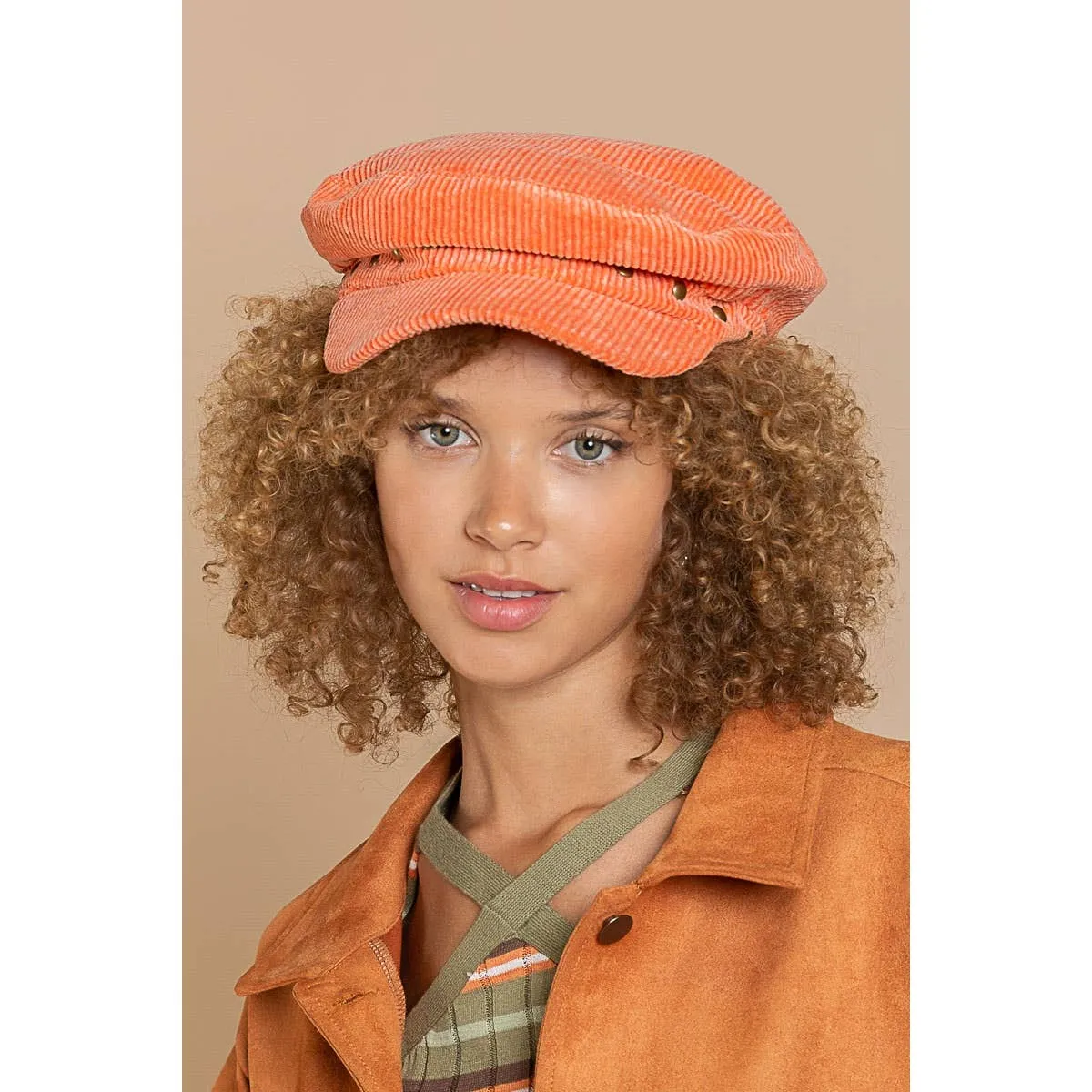 Corduroy Beret Hat