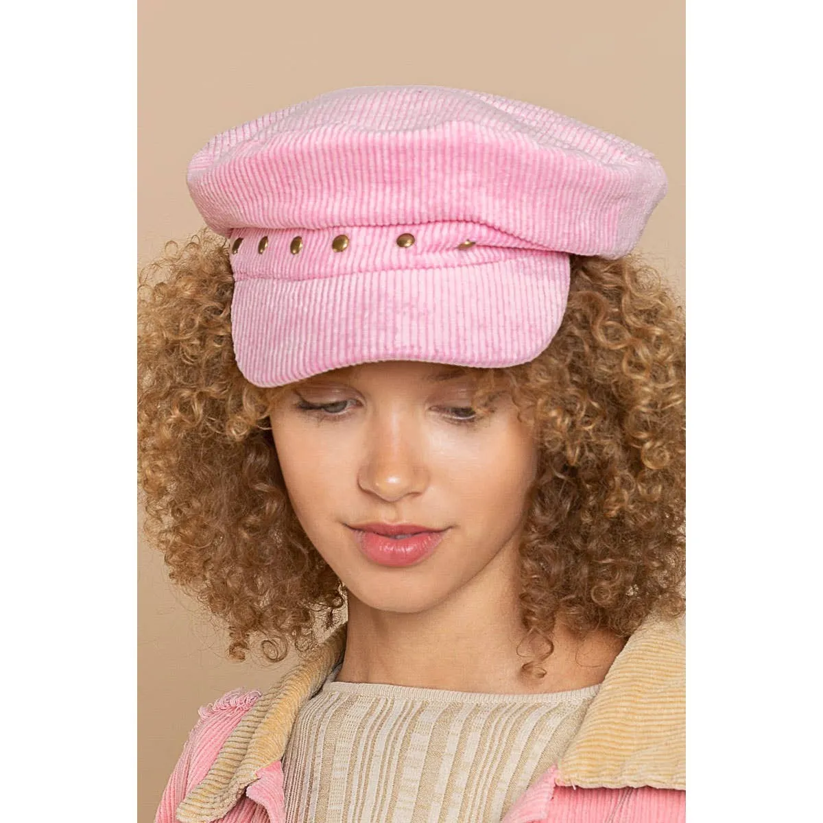 Corduroy Beret Hat