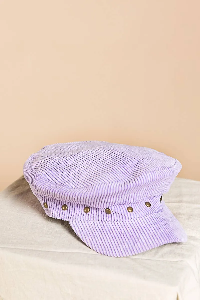 Corduroy Beret Hat