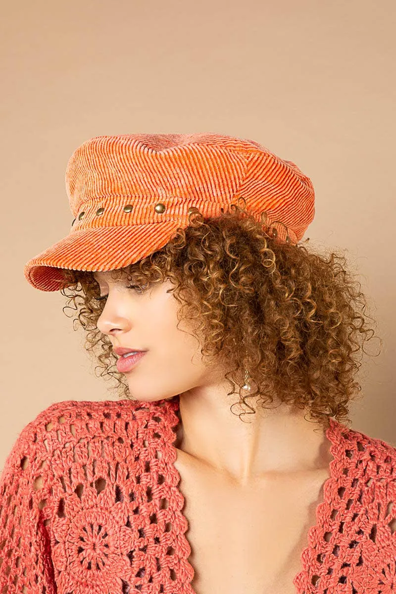 Corduroy Beret Hat