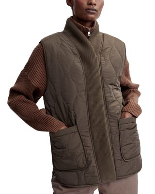 Covey Reversible Quilted Sherpa Vest