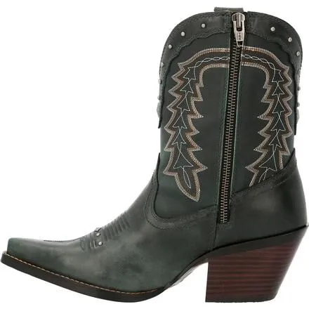 Crush™ by Durango® Women's Vintage Teal Bootie Western Boot