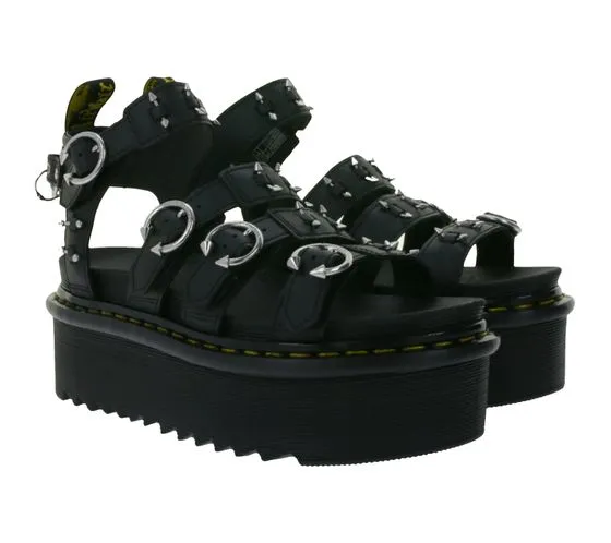 Dr. Martens Blaire Quad Athena women's platform sandals, strap sandals, gladiator-style shoes with rivets and eyelets 31533