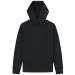 Emporio Armani Oversized Rope Effect Embroided Eagle Hoodie Navy