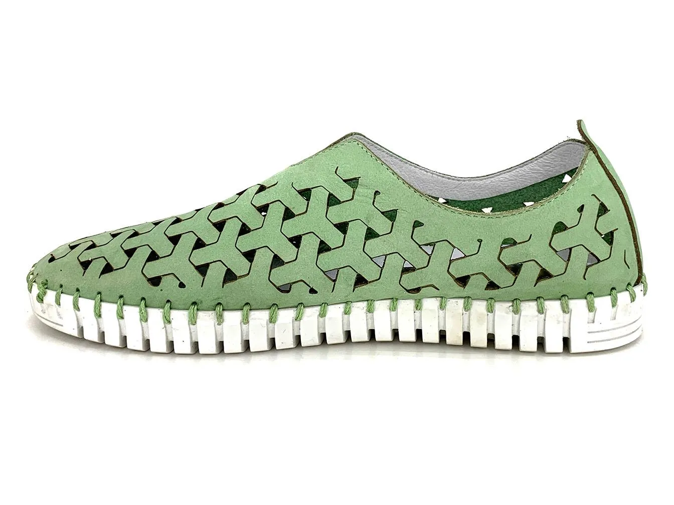 Eric Michael Inez Women's Slip-on Shoe Green