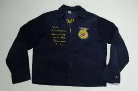 FFA Agricultural Vintage 70's Chairman Future Farmers Chain Stitch Corduroy Jacket