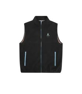 FLEECE VEST - BLACK