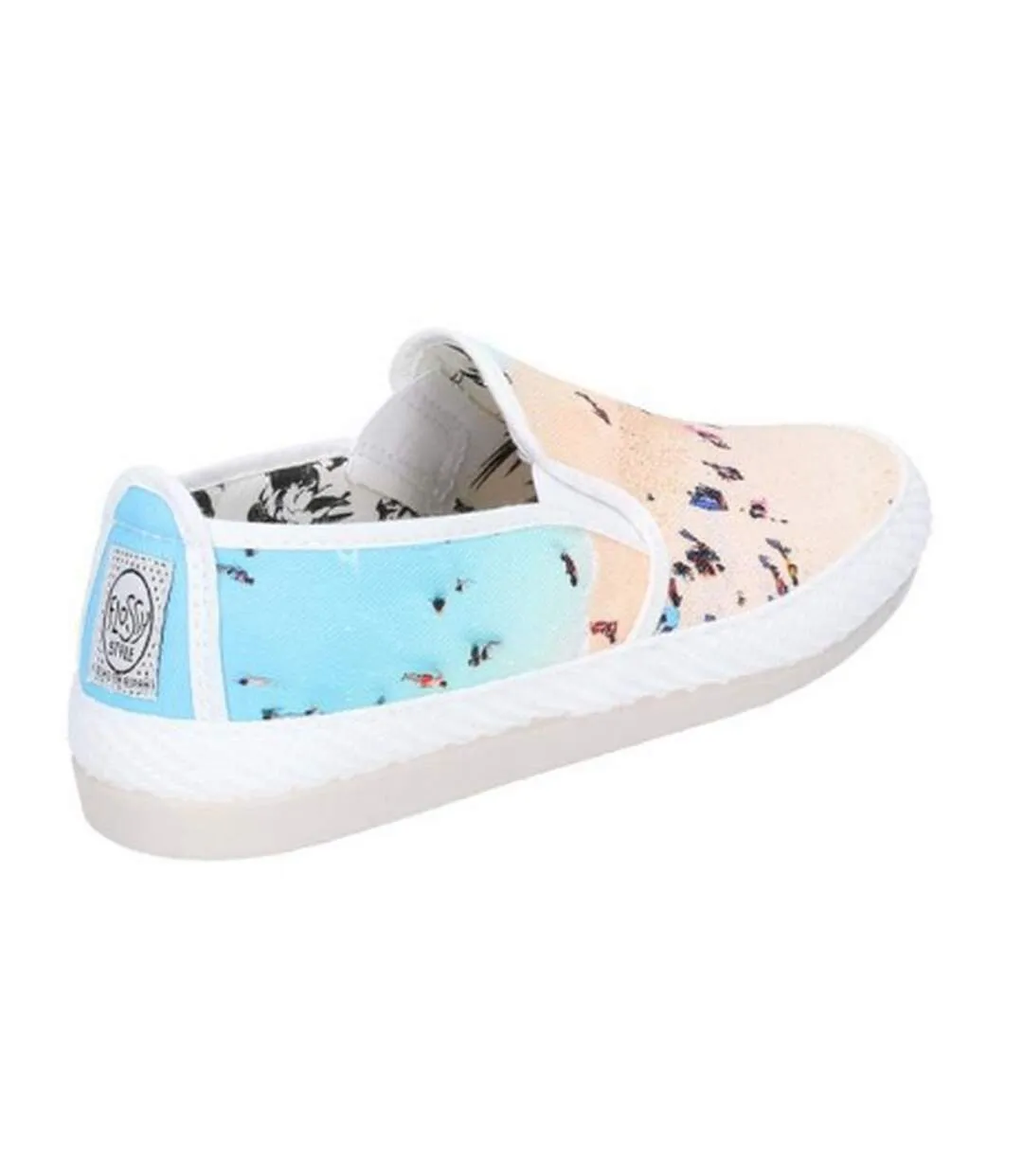 Flossy Womens/Ladies Pastel Slip On Shoe (Ecru) - UTFS6253