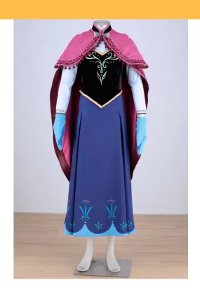 Frozen Anna Winter Complete Cosplay Costume