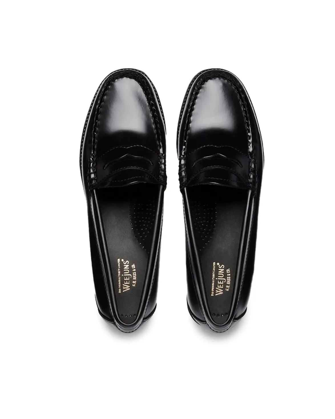 G.H. Bass Easy Weejuns Penny Loafers W Black