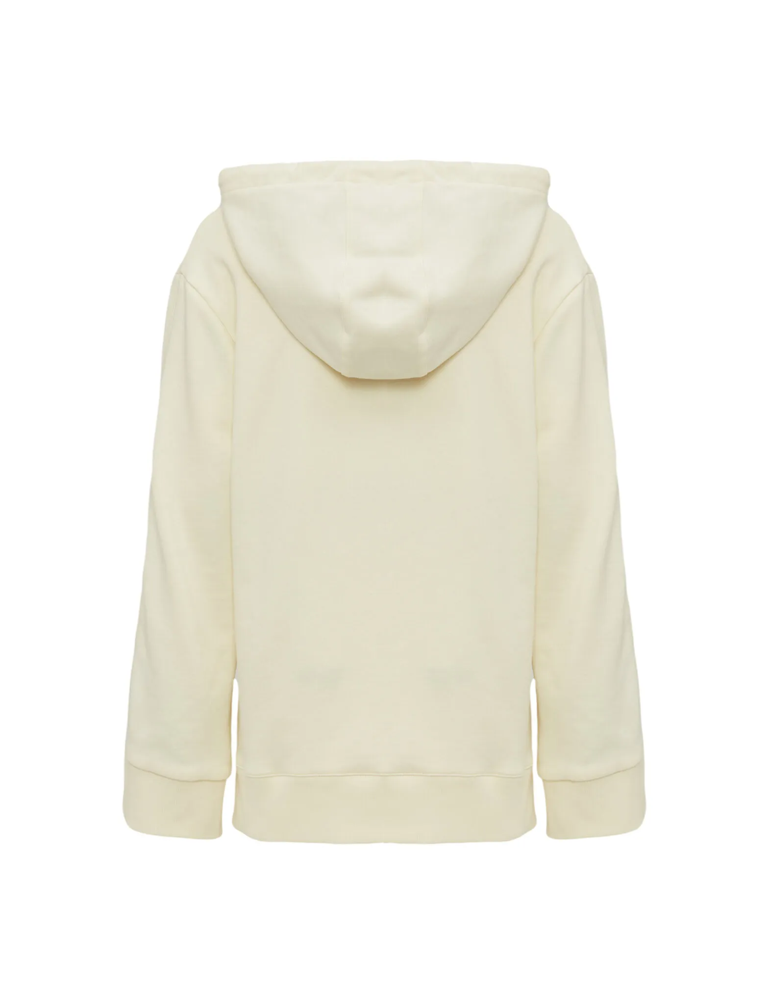 Girlfriend Hoodie in Solid Ivory for Women | La DoubleJ