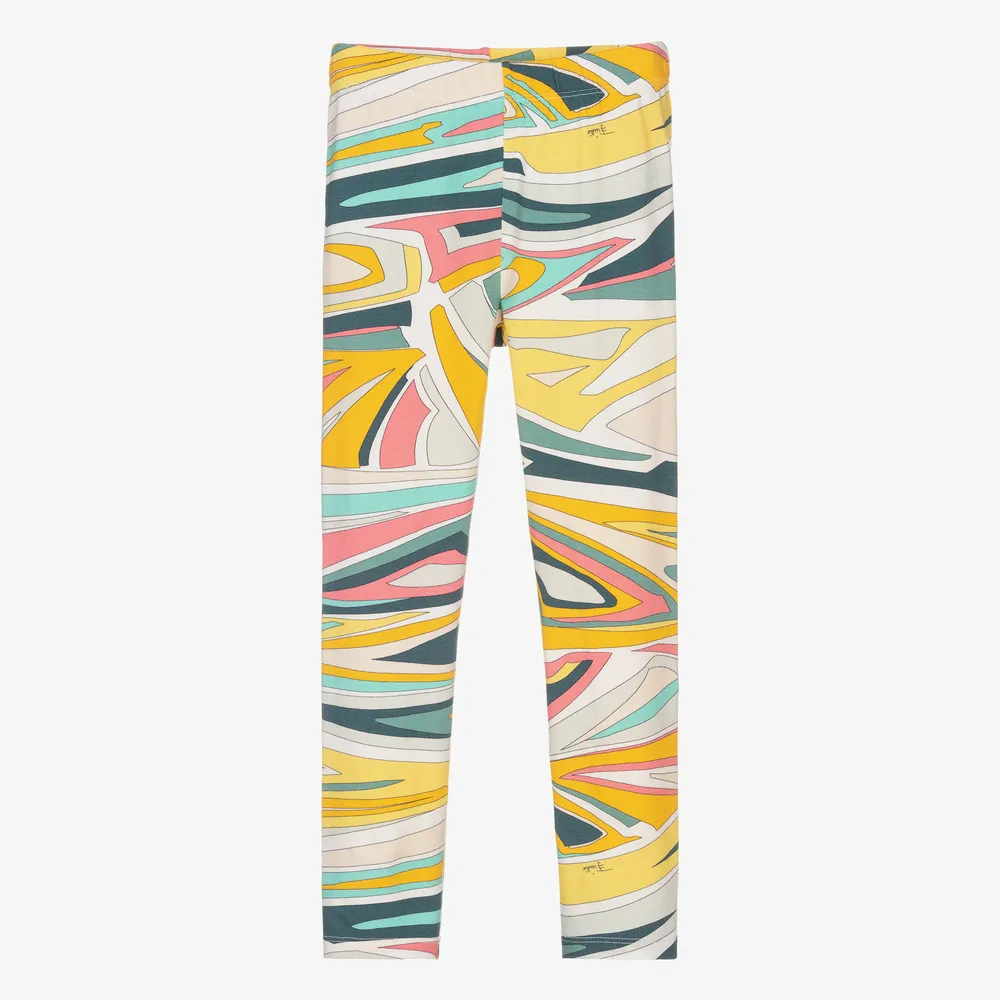 Girls Cotton Lance Leggings