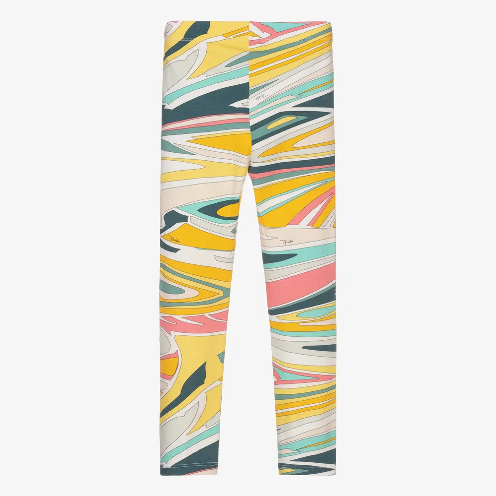 Girls Cotton Lance Leggings