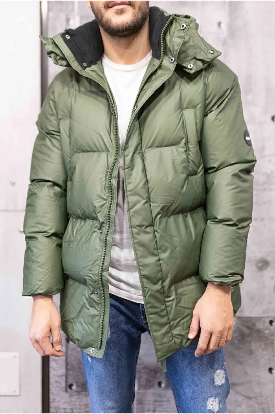 Giubbino Rains - Boxy Puffer Parka