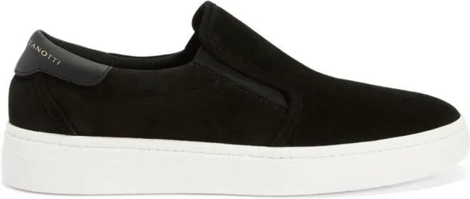 Giuseppe Zanotti Gz94 slip-on suede sneakers Black