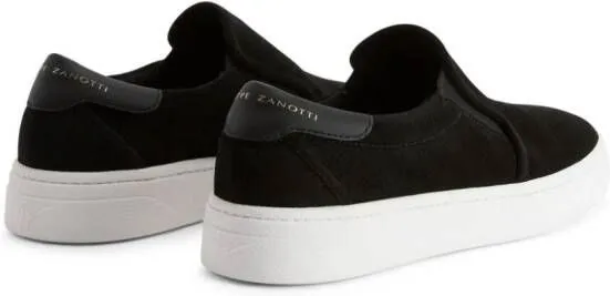 Giuseppe Zanotti Gz94 slip-on suede sneakers Black