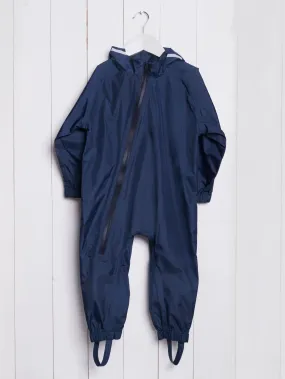 GRASS & AIR - Toddler Puddlesuit in Navy