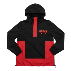 Guts Rage Black and Red Anorak