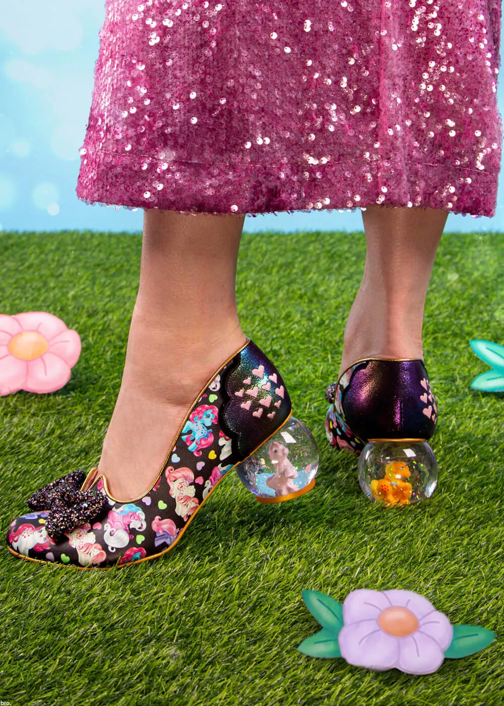 Irregular Choice x My Little Pony Sparkle Heart Pumps Black