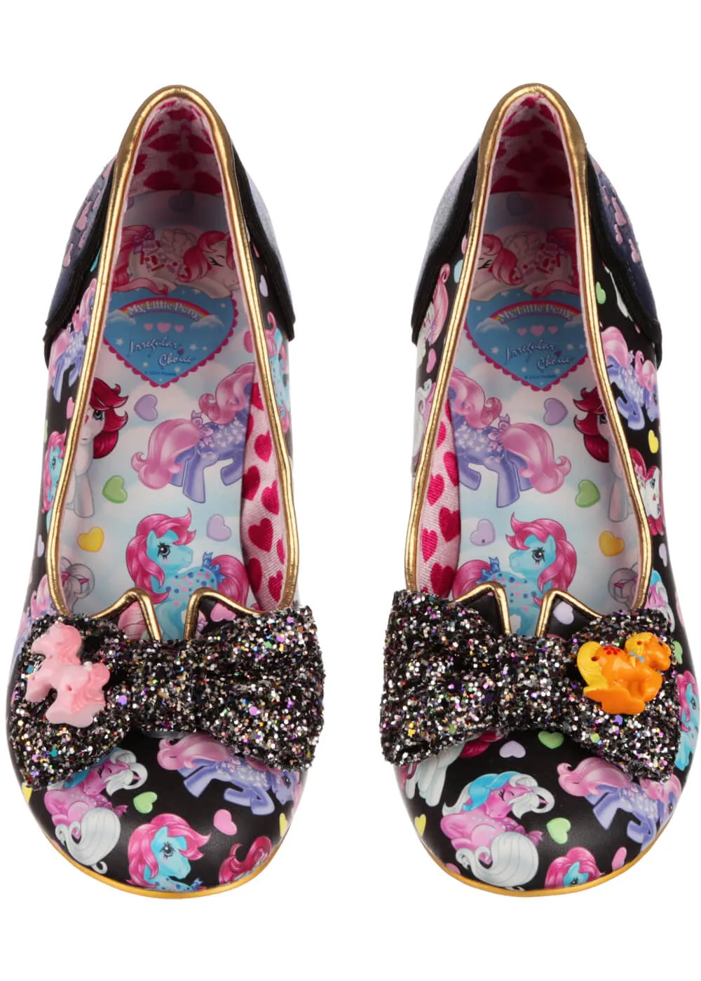 Irregular Choice x My Little Pony Sparkle Heart Pumps Black