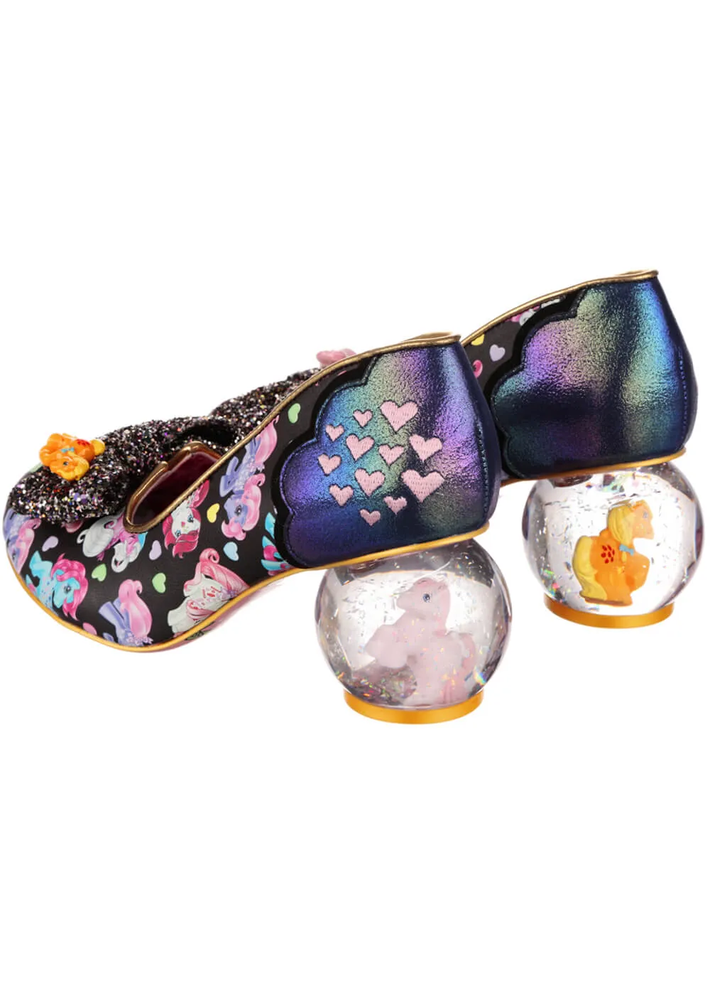 Irregular Choice x My Little Pony Sparkle Heart Pumps Black